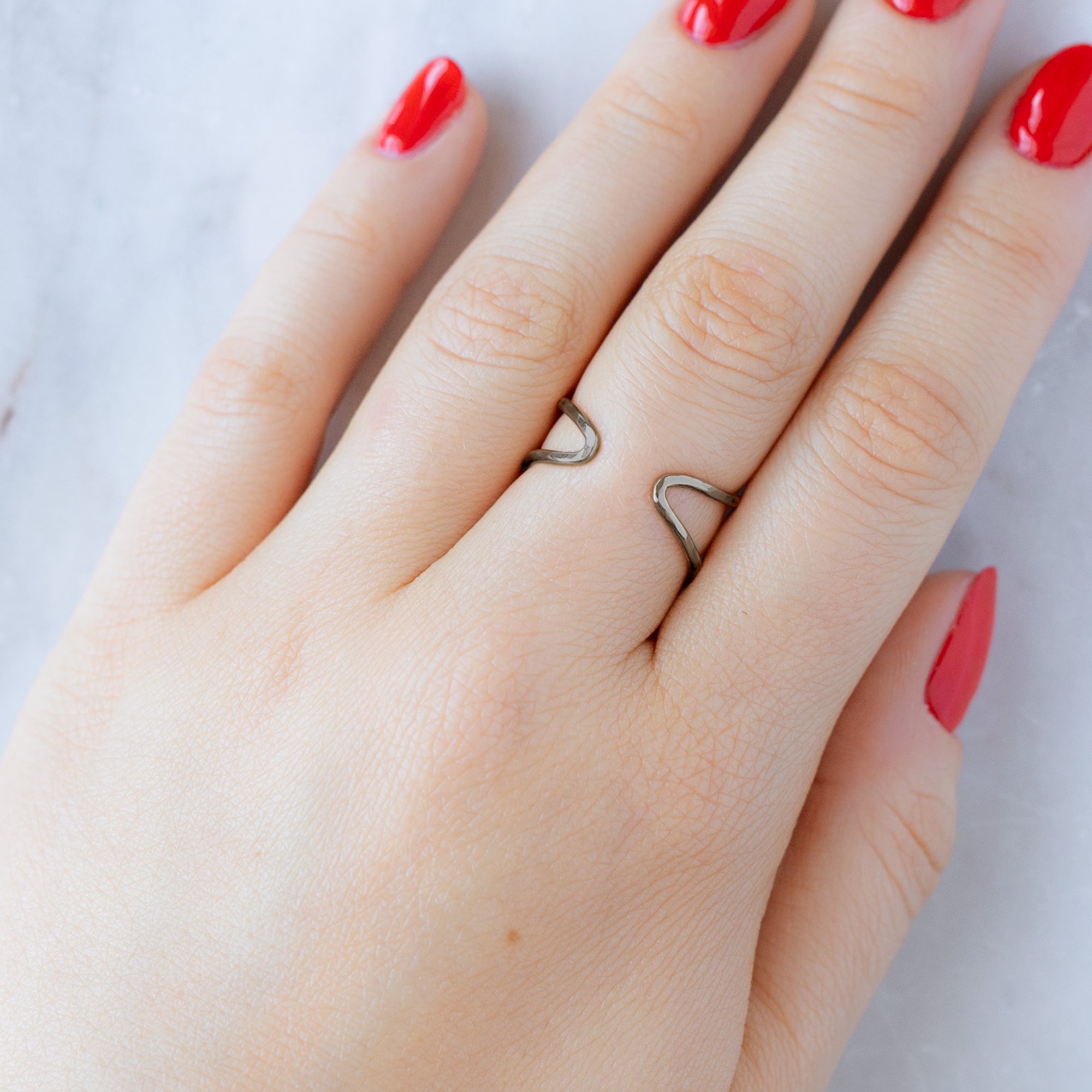 Alexis Russell Rings The Arrow Ring | Yellow, Rose, White or Sterling Silver
