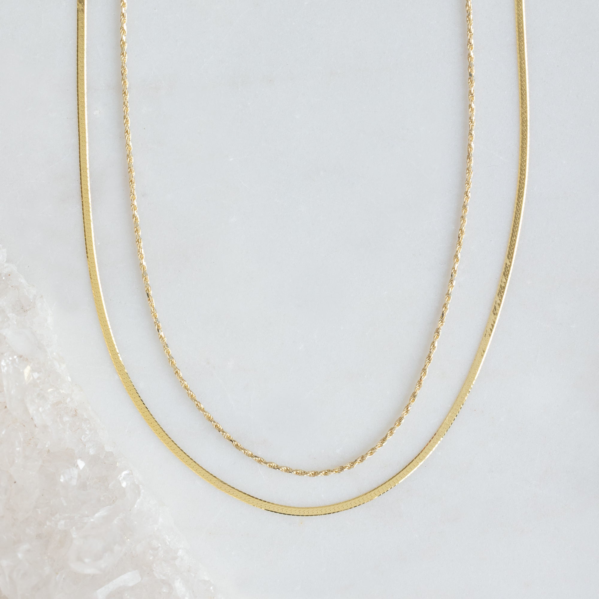Alexis Russell  Jewelry Sets The Layering Chain Set | Yellow Gold