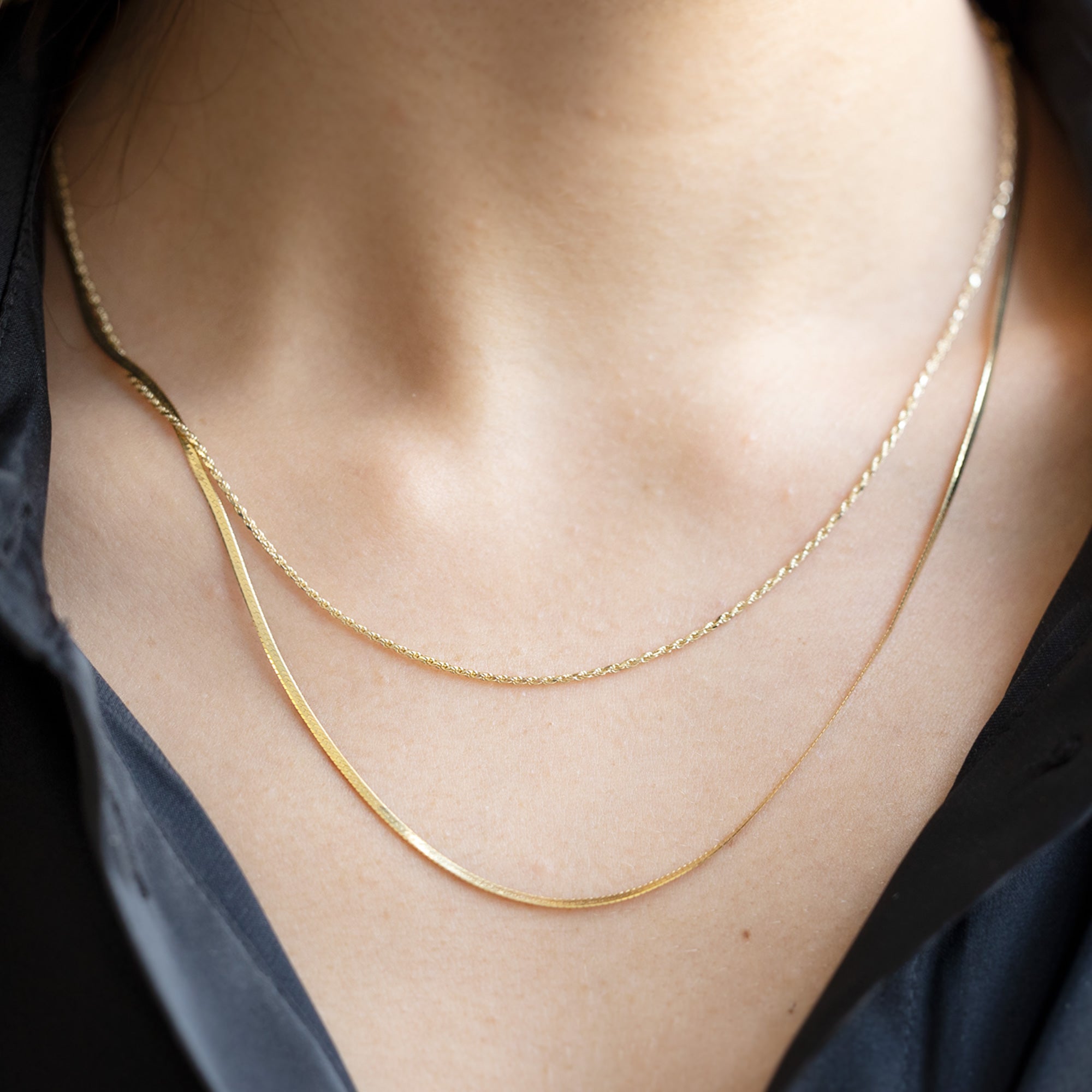 Alexis Russell  Jewelry Sets The Layering Chain Set | Yellow Gold