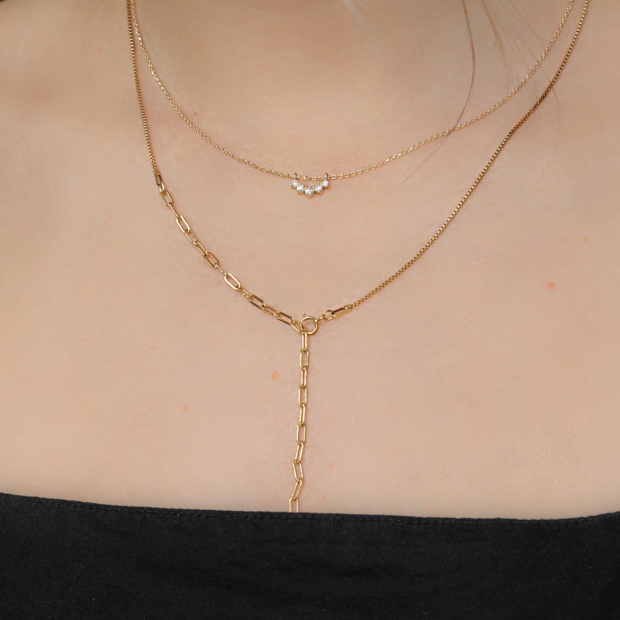 Alexis Russell Necklaces White Diamond Sunburst Necklace | Yellow, Rose or White Gold
