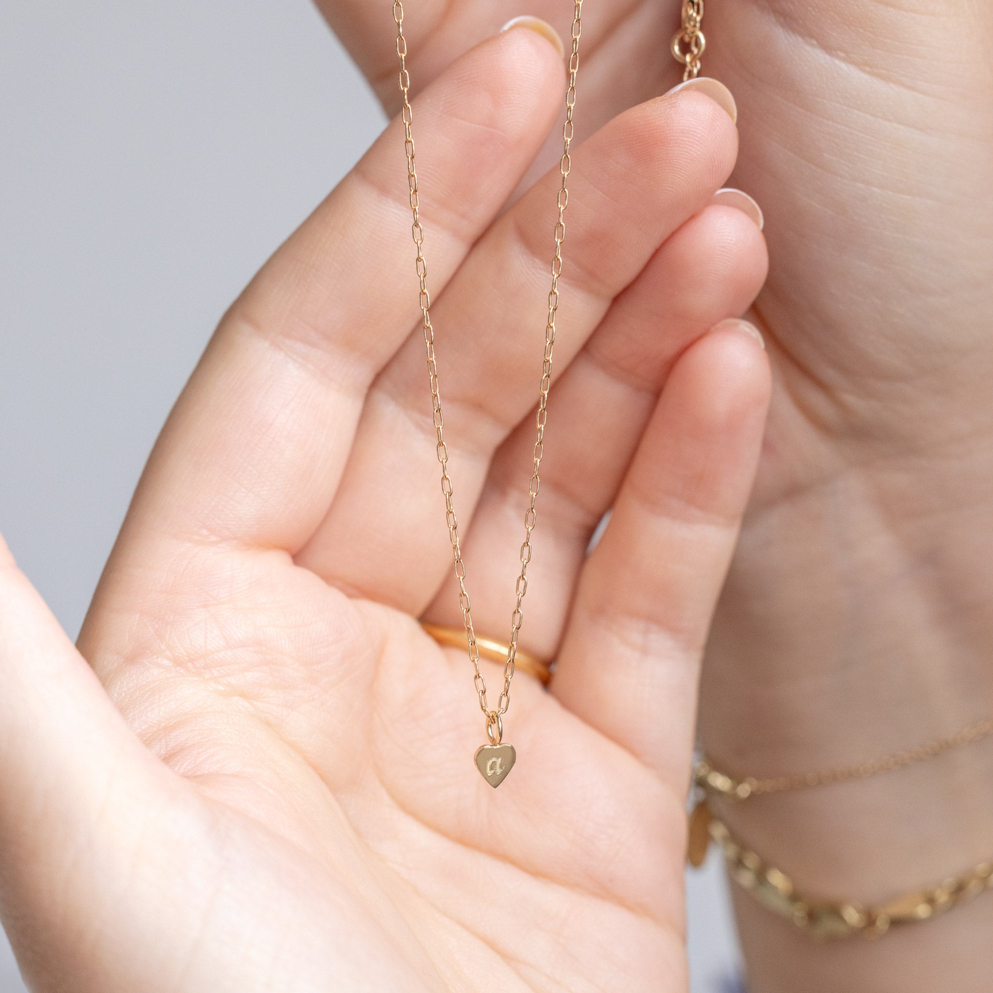 Alexis Russell  Necklaces The Sweetheart Pendant Necklace in Yellow Gold | FREE with Design Consultation