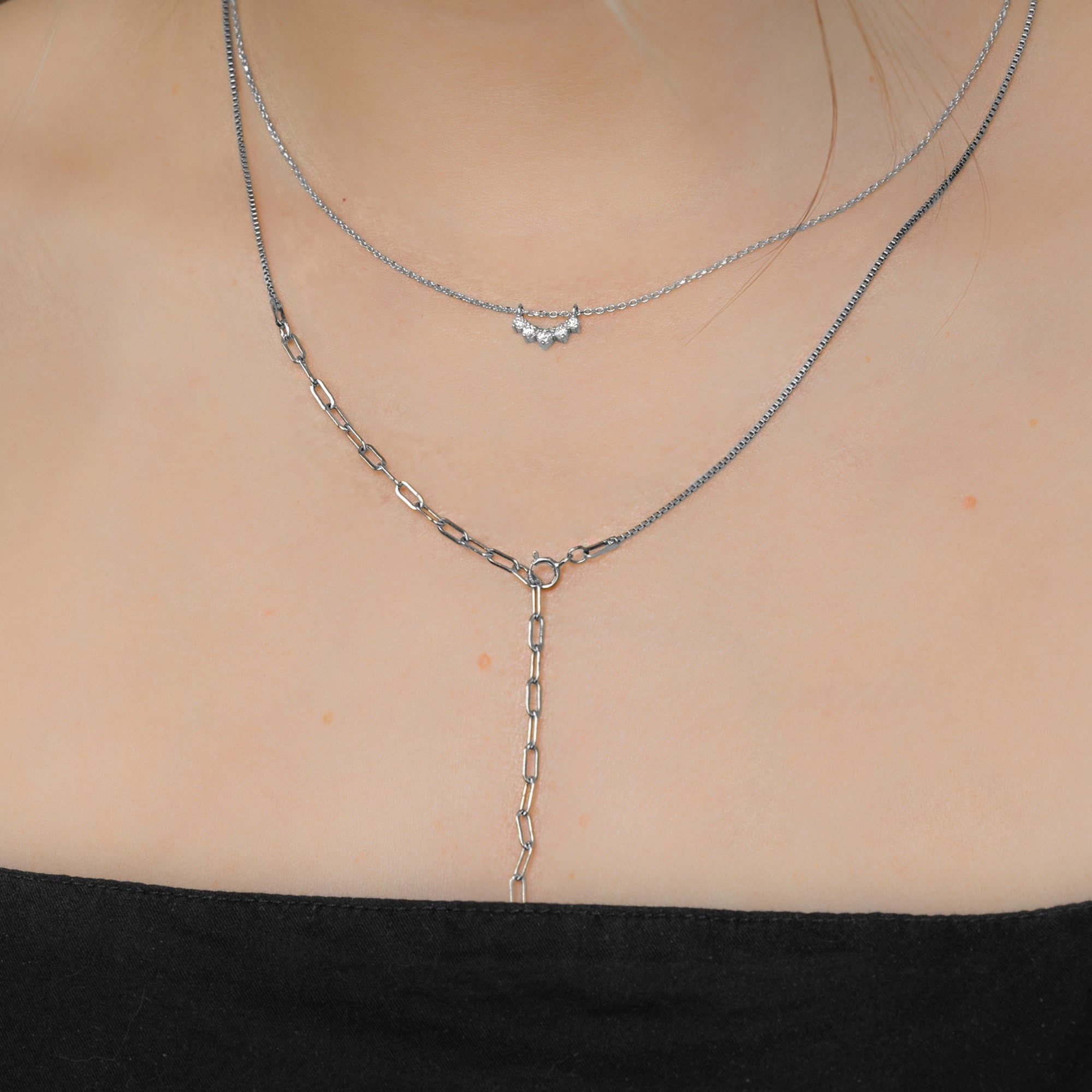Alexis Russell Necklaces White Diamond Sunburst Necklace | Yellow, Rose or White Gold
