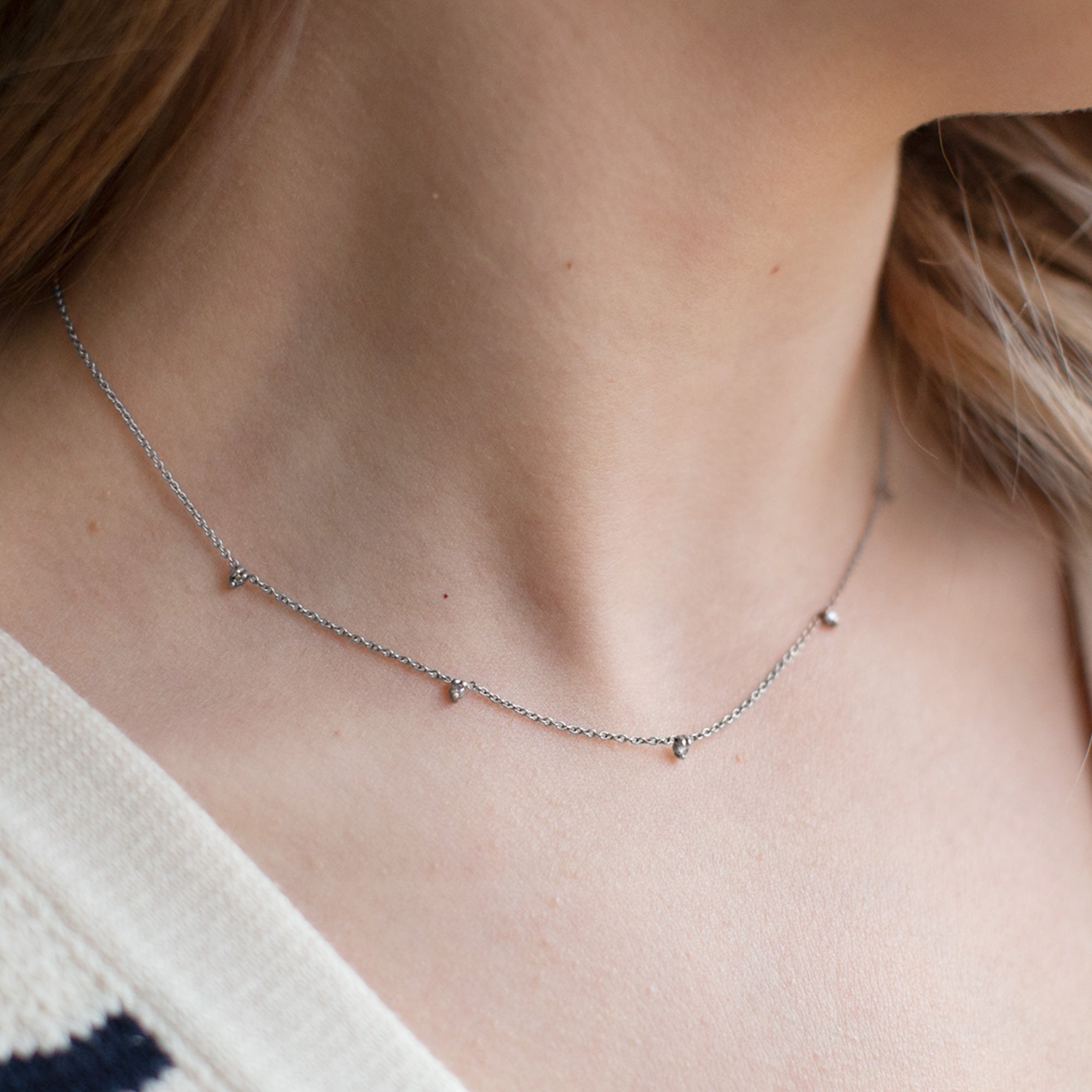 Alexis Russell Necklaces The Diamond Sunburst Necklace | Yellow, Rose or White Gold