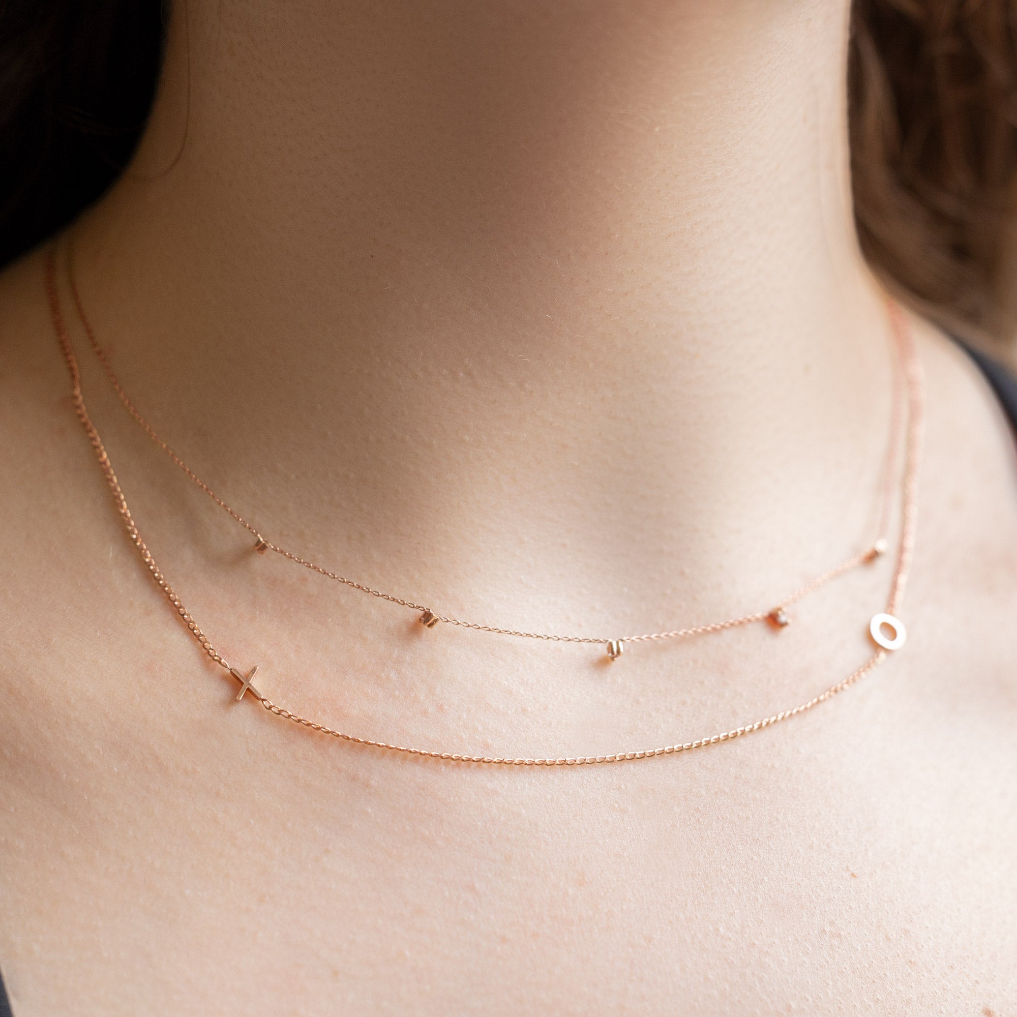 Alexis Russell Necklaces The XO' Necklace | Yellow, Rose or Sterling Silver