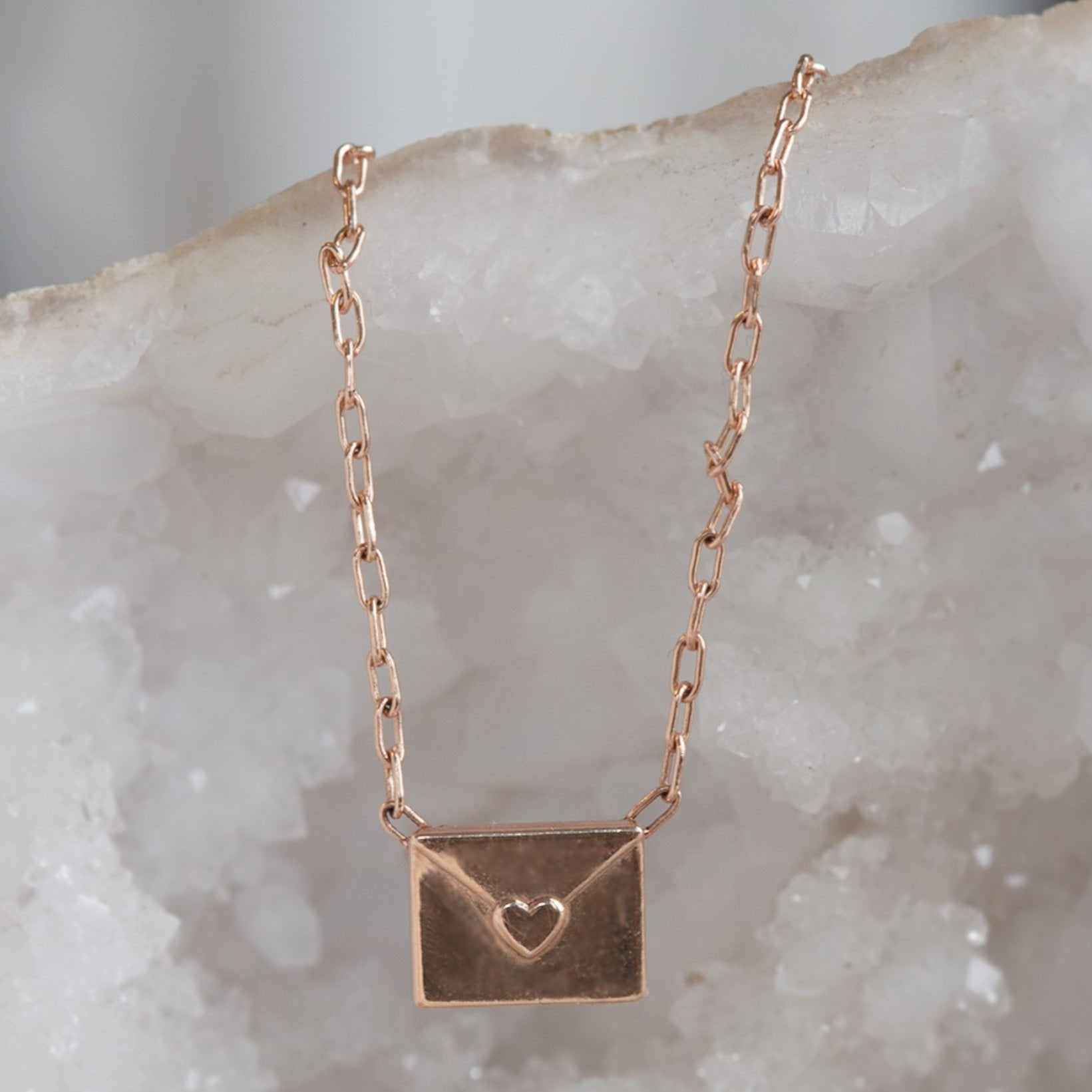 Alexis Russell Necklaces The Loveletter Necklace | Yellow, Rose or Sterling Silver