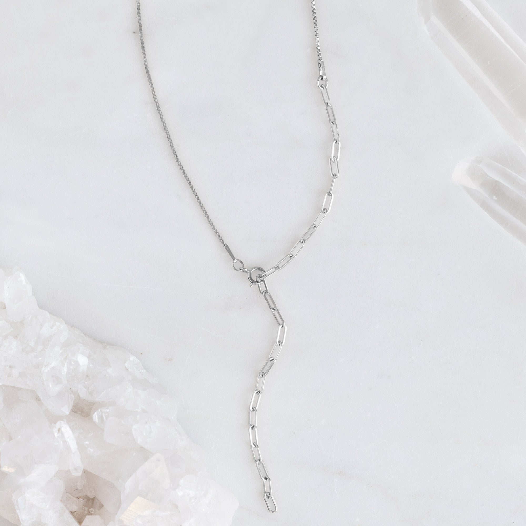 Alexis Russell Necklaces The 4-in-1 Cable Chain Necklace | Yellow, Rose, White or Sterling Silver