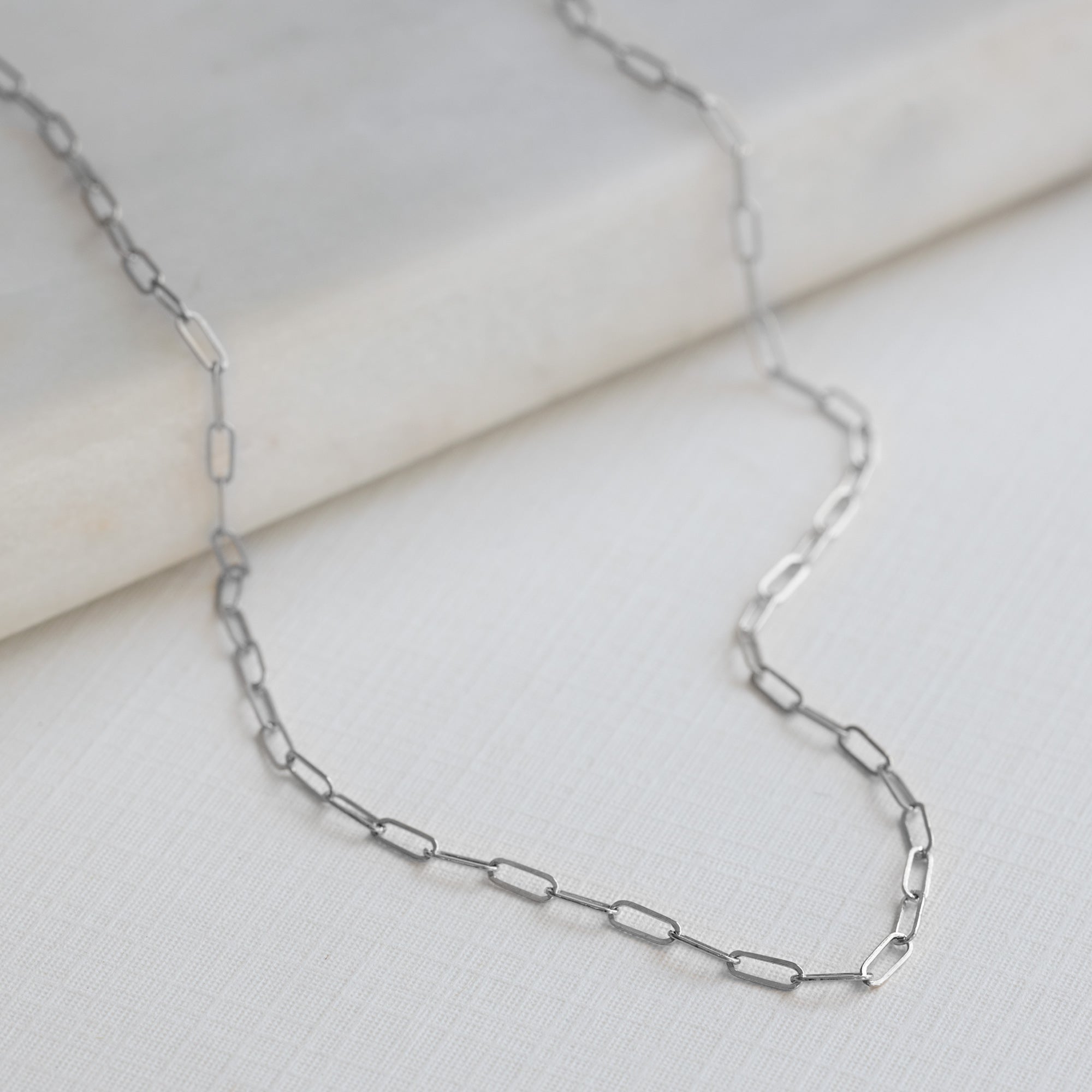 Alexis Russell Necklaces The Drawn Cable Link Chain Necklace | Yellow, Rose or White Gold