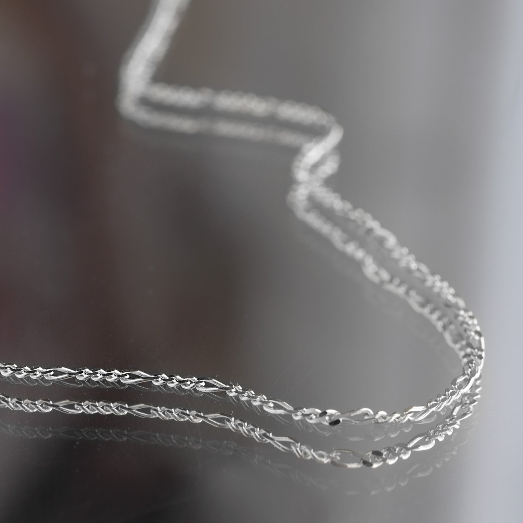 Alexis Russell Necklaces The Figaro Chain Necklace | Yellow, Rose or White Gold