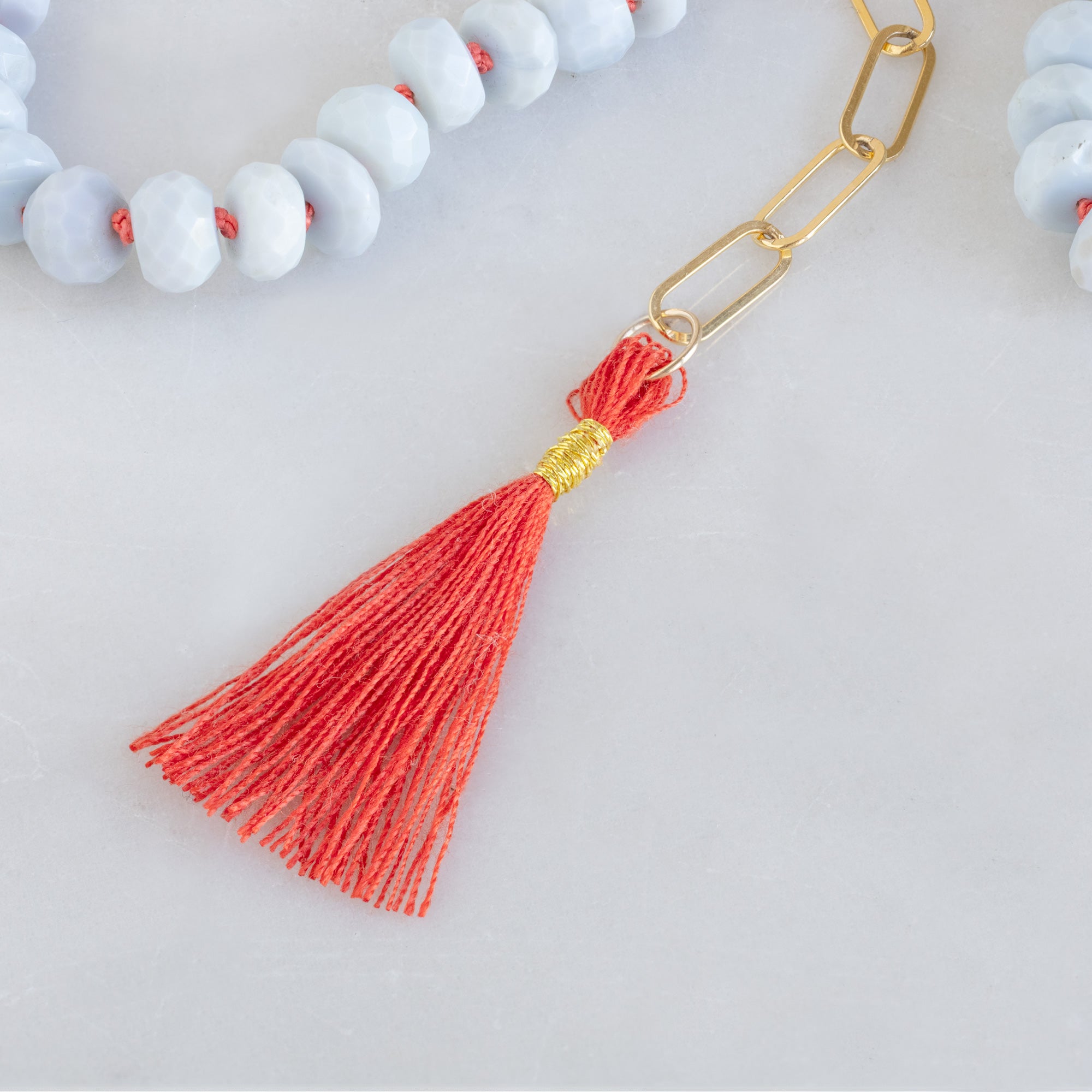 Alexis Russell Necklaces Feeling Blue Beaded Blue Opal Necklace