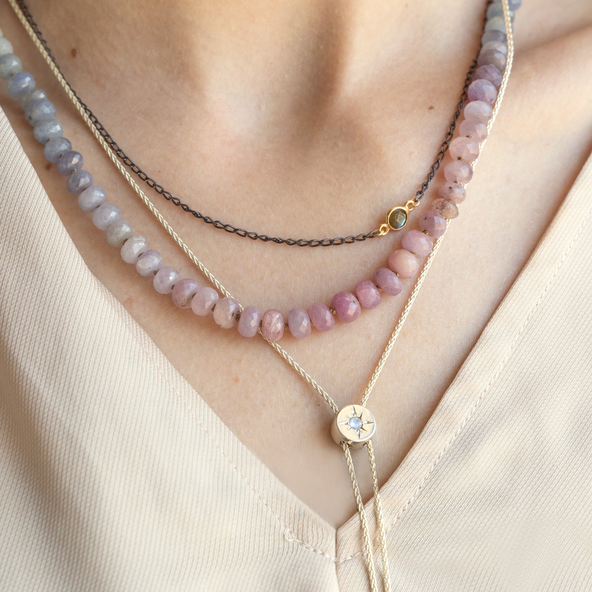 buy:the-asymmetrical-labradorite-necklace-sterling-silver,rainbow-sapphire-candy-beaded-necklace,the-birthstone-bolo-lariat-sterling-silver