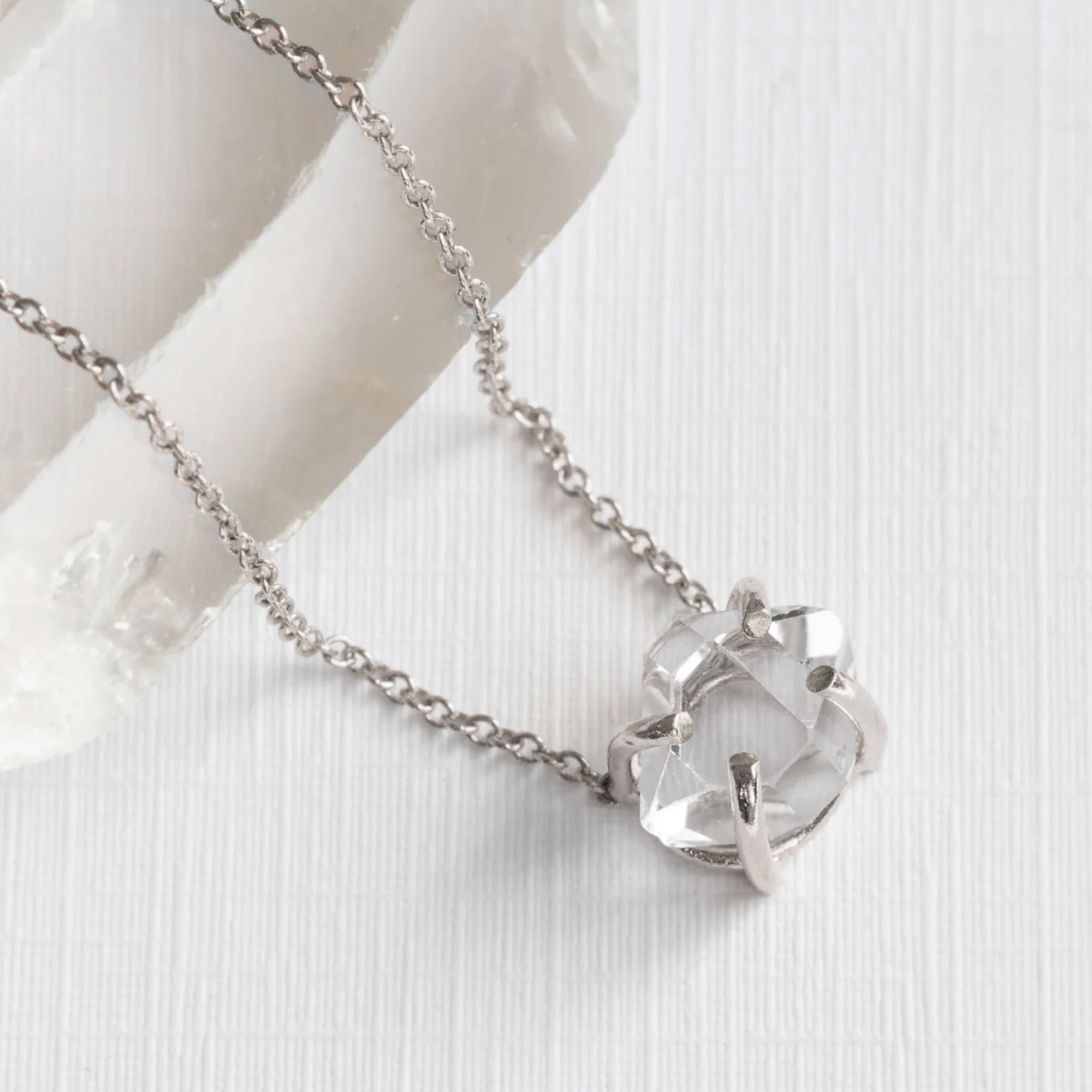 Alexis Russell Necklaces The Herkimer Diamond Necklace | Sterling Silver