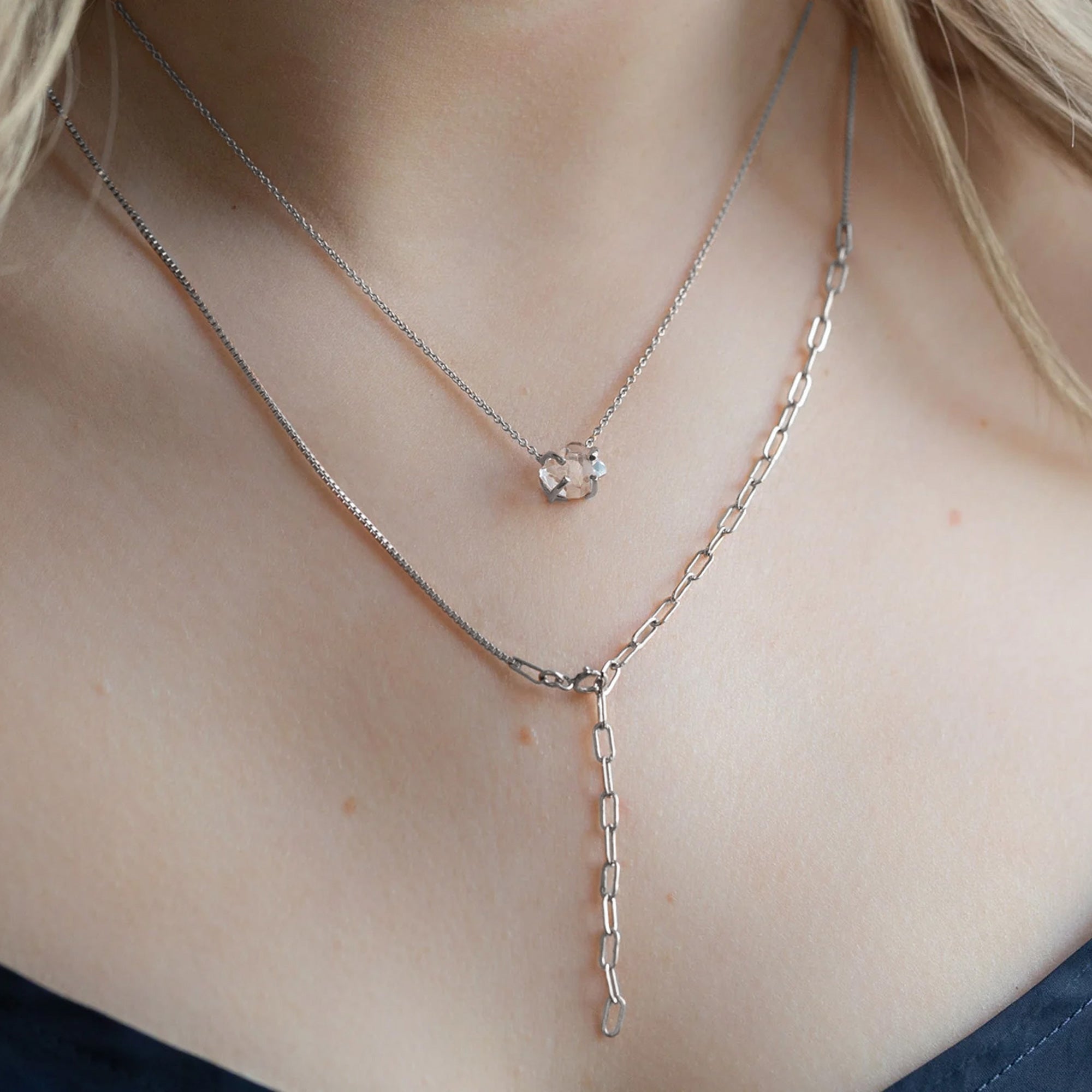 Alexis Russell Necklaces The Herkimer Diamond Necklace | Sterling Silver