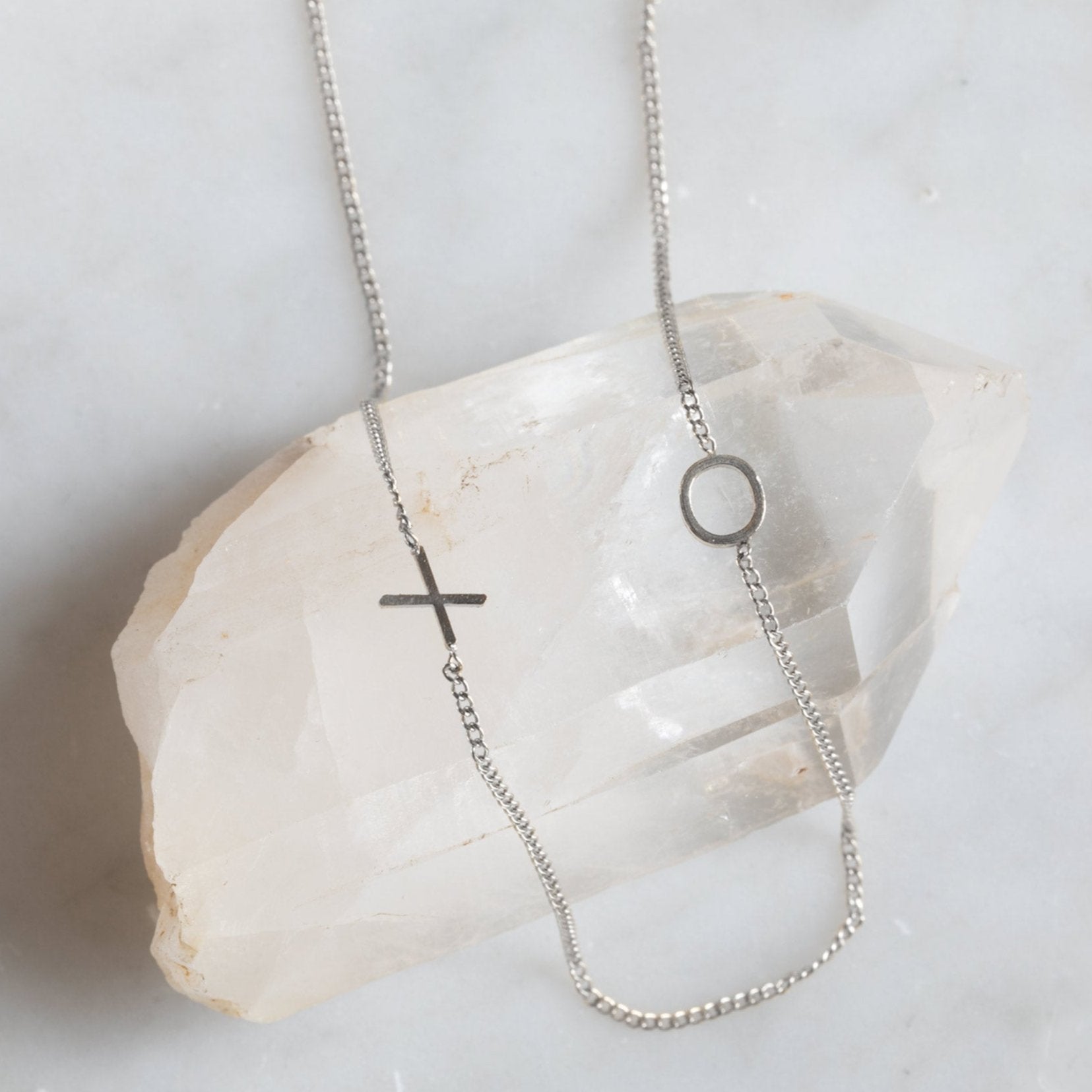Alexis Russell Necklaces The XO' Necklace | Yellow, Rose or Sterling Silver