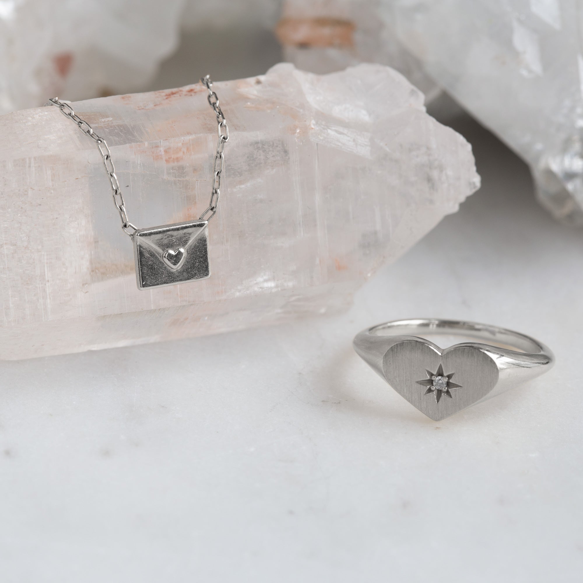 Alexis Russell Necklaces The Loveletter Necklace | Sterling Silver