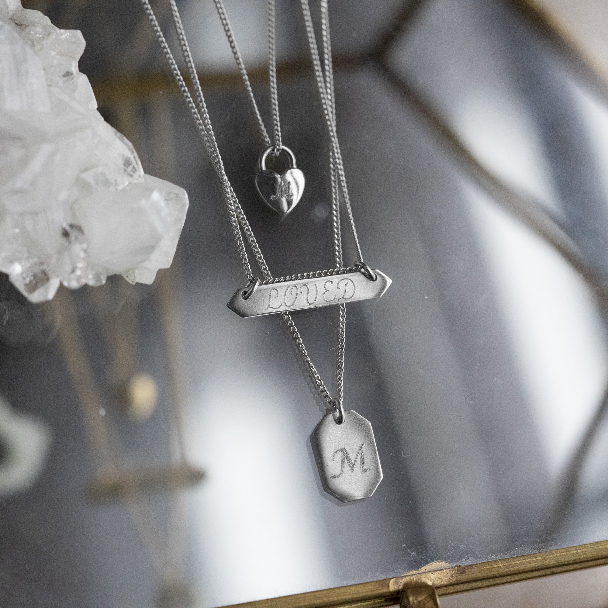 Alexis Russell Necklaces The Personalized Bar Necklace | Sterling Silver