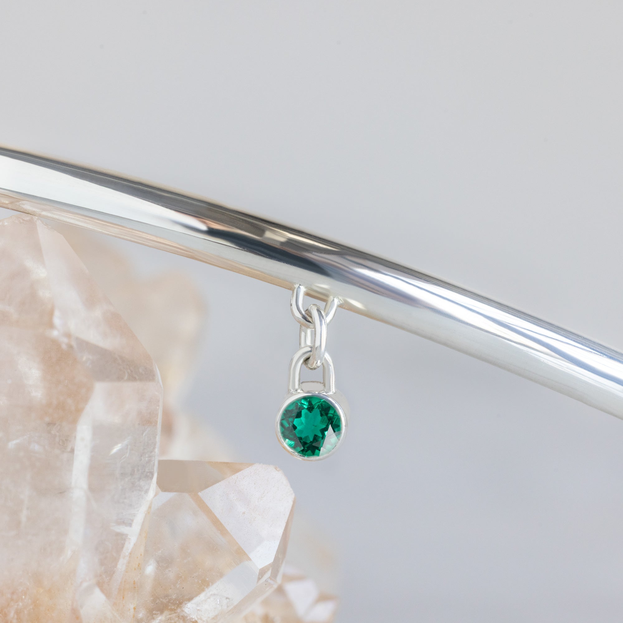 Alexis Russell  Necklaces The Birthstone Neck Cuff | Sterling Silver