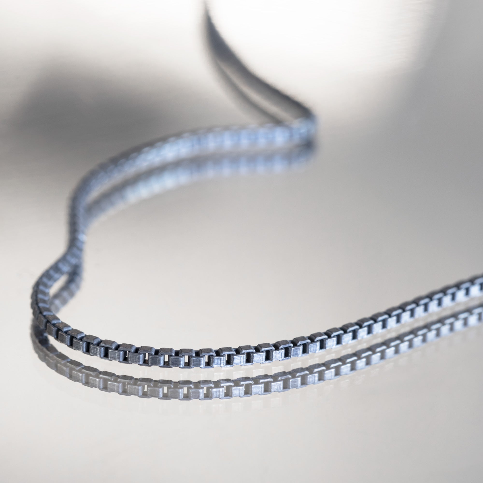 Alexis Russell Necklaces The Men's Box Chain Necklace | Sterling Silver