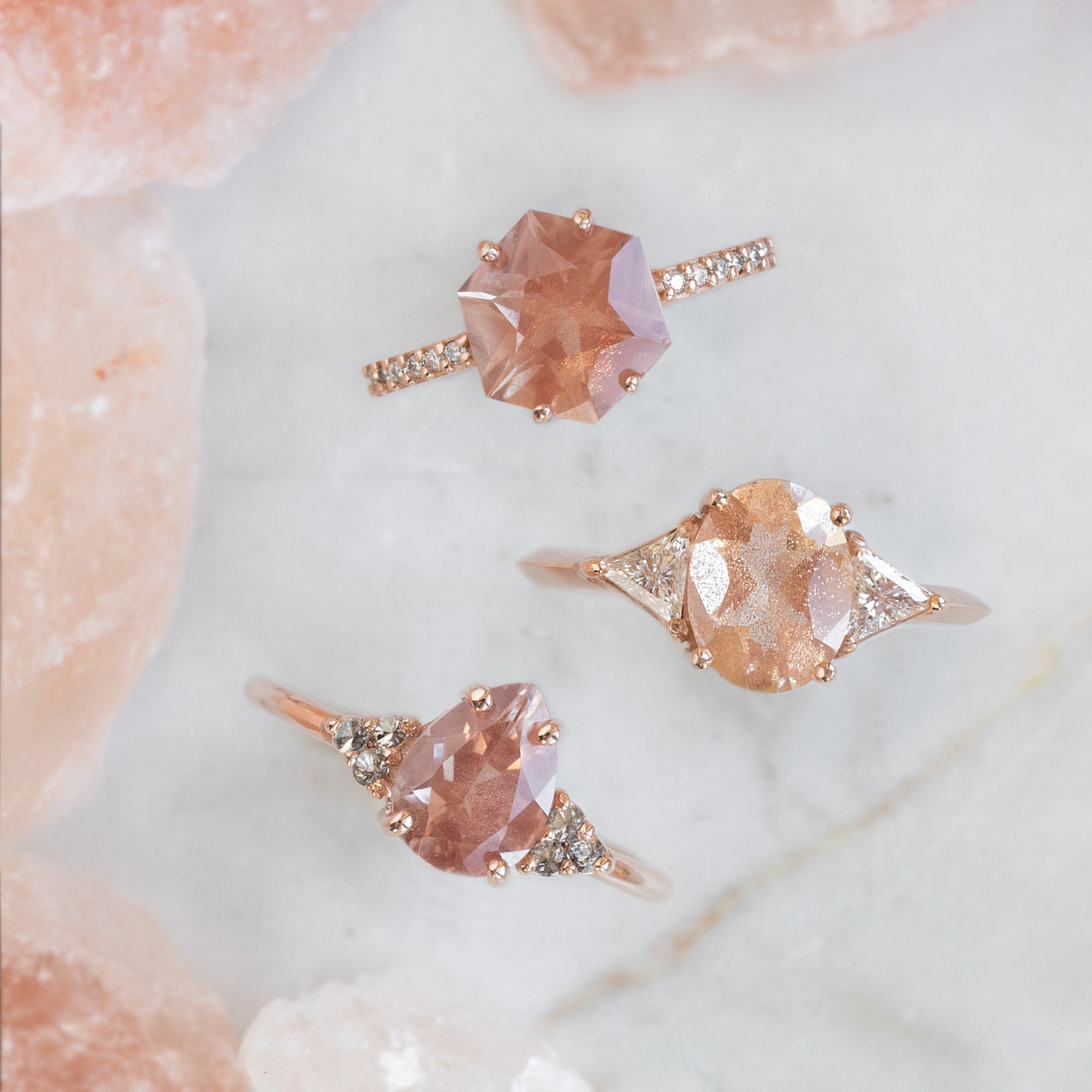 Alexis Russell Custom Diamond Ring Design Your Own Custom | Sunstone Engagement Ring