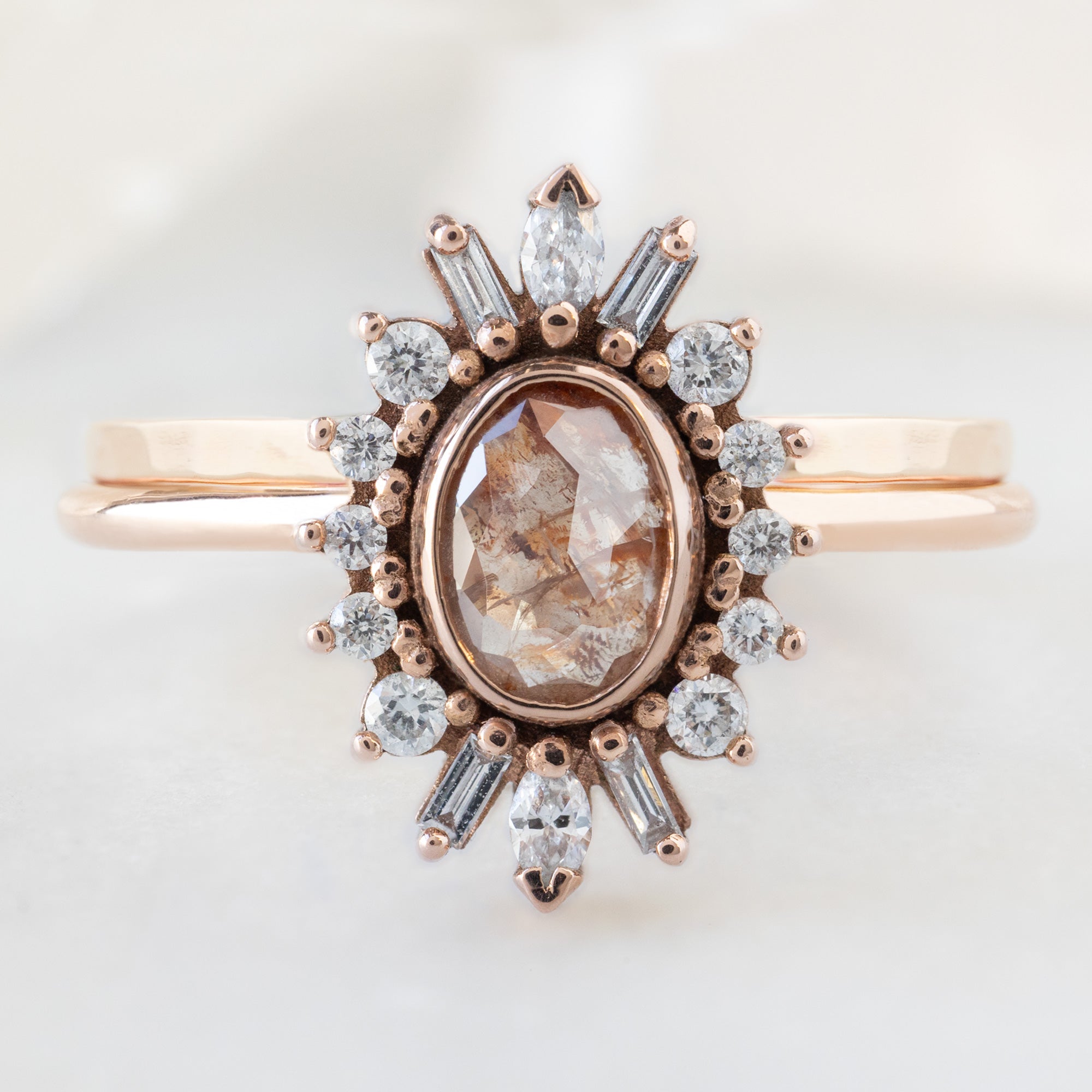 Alexis Russell Wedding Bands The Hammered Gold Stacking Band | Yellow, Rose or White Gold