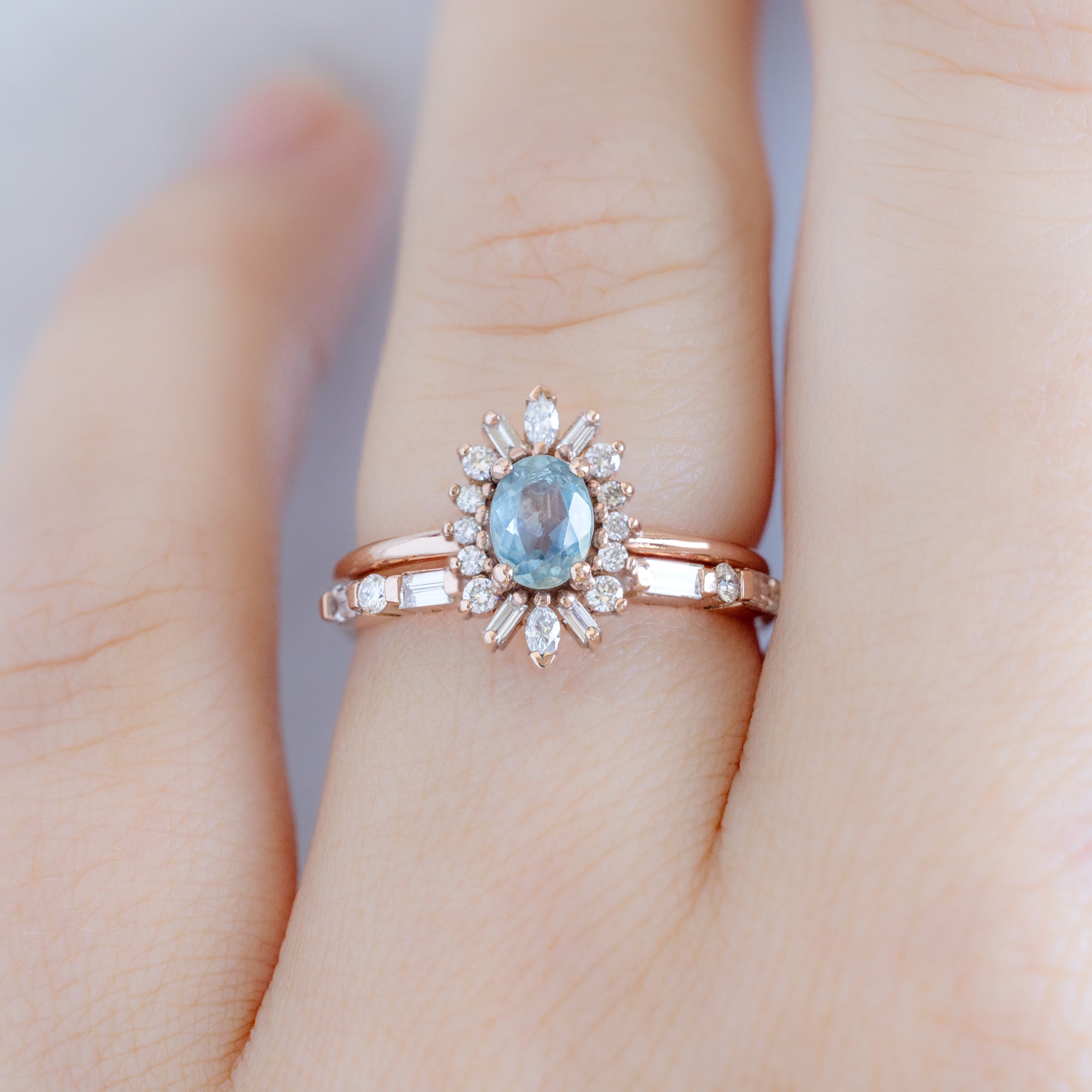 Alexis Russell  Wedding Bands The Luxe Baguette White Diamond Eternity Band | Yellow, Rose or White Gold