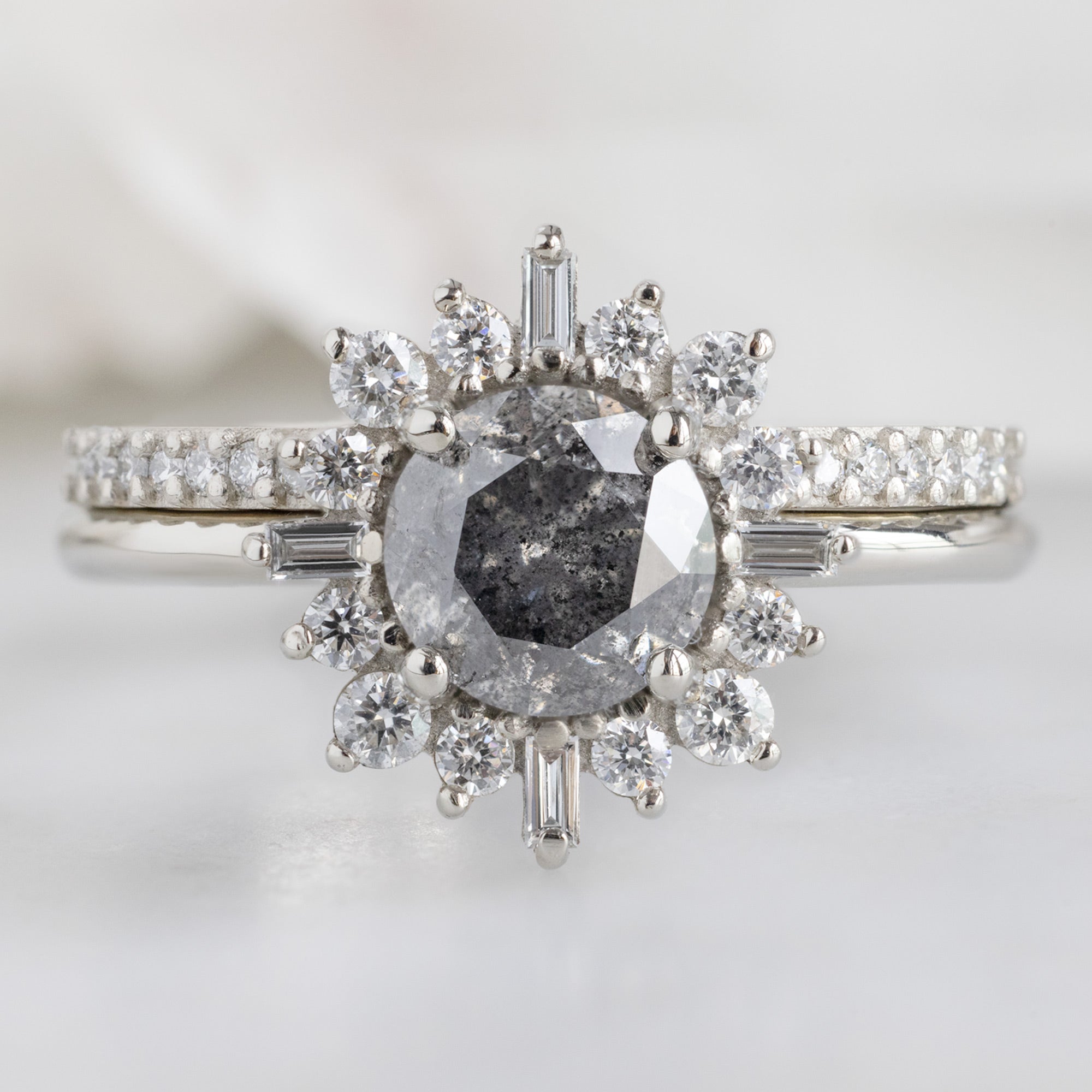 Alexis Russell Wedding Bands The White Diamond Pavé Wedding Band | Yellow, Rose or White Gold
