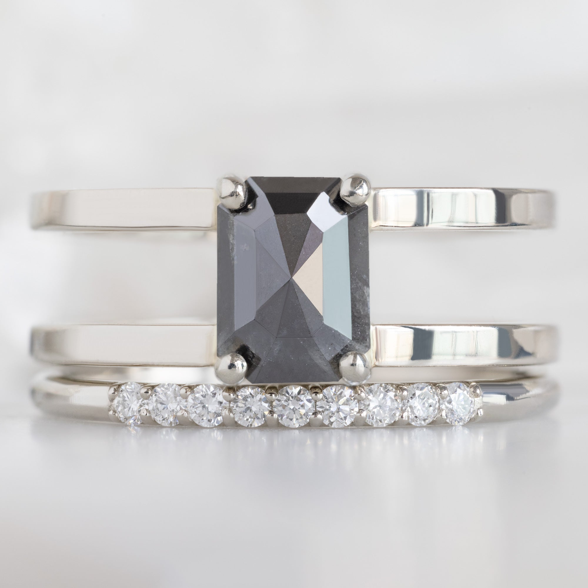 Alexis Russell  Wedding Bands The Luxe White Diamond Pavé Wedding Band | Yellow, Rose or White Gold